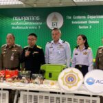 สมุทรปราการ กรมศุลกากรจับกุมผู้โดยสารลักลอบขนเฮโรอีน 4.815 กิโลกรัม มูลค่า 1.44 ล้านบาท