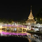 นนทบุรี-ผู้ว่าฯ นำทีมตรวจเยี่ยมงาน “วัฒนธรรมสองฝั่งเจ้าพระยาฯ” คืนที่ 3 คึกคัก พร้อมชมการแสดงแสง สี เสียง สุดอลังการ