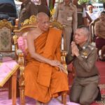 นครปฐม – สมเด็จพระมหาวีรวงศ์ เททองหล่อพระร่วงโรจนฤทธิ์ฯจำลอง พระพุทธรูปประจำตำรวจภาค7