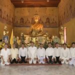 นนทบุรี – จัดพิธีทำบุญห่มผ้าพระประธานในอุโบสถ พุทธสถานเชิงท่า-หน้าโบสถ์