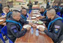 ผบ.กกล.สุรศักดิ์มนตรี ตรวจเยี่ยมให้กำลังใจกำลังป้องกันชายแดน “คุมเข้มซีลชายแดน” ป้องกันสิ่งผิดกฎหมายชายแดนไทย-ลาว ในพื้นที่ จ.นครพนม