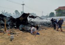 นครปฐม-สลดไฟไหม้แคมป์คนงาน คลอกผู้ป่วยติดเตียงดับ