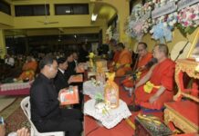 กรุงเทพฯ – พิธีสวดพระอภิธรรม “คุณพ่อจันทร์ นาเจริญ” บิดาขนส่งจังหวัดนนทบุรี