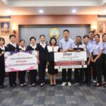 ผู้ว่าราชการจังหวัดฉะเชิงเทรา ในฐานะนายกเหล่ากาชาดจังหวัดฉะเชิงเทรา รับมอบเงินสนับสนุนกิจกรรมของเหล่ากาชาดจังหวัดฉะเชิงเทรา