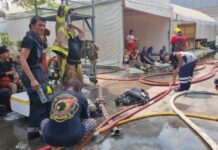 นนทบุรี นนทบุรีคุมเพลิงได้แล้วหลังเพลิงรุกไหม้โรงงานตัดแว่นตาอาคารสูง 4 ชั้นได้รับความเสียทั้งอาคารคุมเพลินนานพับ 4 ชั่วโมง