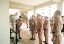 รพ.สมเด็จพระนางเจ้าสิริกิติ์ฯ ต้อนรับ ประธาน กบพ.ในโอกาสตรวจเยี่ยมบ้านพักข้าราชการพื้นที่สัตหีบ