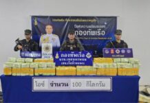 นรข.นครพนม สนธิกำลังสกัดแก๊งค้ายาข้ามชาติ ยึด “ไอซ์” 100 กิโลฯ ริมฝั่งโขง ท่าอุเทน