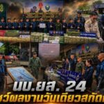 นบ.ยส.24 “โชว์ผลงานวันเดียว สกัดกั้น และปราบปรามยาเสพติด” จับผู้ต้องหาพร้อมของกลางยาเสพติด มูลค่าความเสียหาย 65 ล้านบาท ในพื้นที่ อ.ท่าอุเทน และ อ.บ้านแพง จ.นครพนม