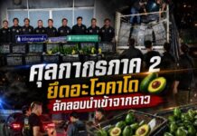 มุกดาหาร ปราบปรามศุลกากรภาค 2 ยึดอะโวคาโดลักลอบนำเข้าจากลาว