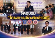 สันติบาลปทุมธานีจัดอบรม “โครงการสร้างจิตสำนึก” รุ่นที่ 3 ปลูกฝังเยาวชนตระหนักรักชาติ ศาสนา พระมหากษัตริย์