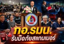 กอ.รมน. ยกระดับเครือข่ายภาคประชาชน รับมือภัยสแกมเมอร์และอาชญากรรมข้ามชาติในพื้นที่จังหวัดกาญจนบุรี ระหว่างวันที่ 14-16 กรกฎาคม 2569