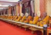 สมุทรปราการ พุทธศาสนิกชนชาวชุมชนซอยลิขิต 7 ร่วมกันทำบุญตักบาตรถวายเป็นพุทธบูชา แด่พระราชวชิรคณาทร (เจ้าคุณแจ้) ดร.เจ้าอาวาสวัดบางพลีใหญ่กลาง เนื่องในวันอาสาฬหบูชาและวันเข้าพรรษา