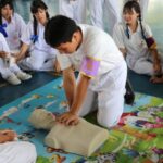 สมุทรปราการ ท่าอากาศยานสุวรรณภูมิจัดโครงการ AOT พี่อาสา กิจกรรม First Aid ปลอดภัยเรื่องใกล้ตัว ให้ความรู้