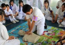 สมุทรปราการ ท่าอากาศยานสุวรรณภูมิจัดโครงการ AOT พี่อาสา กิจกรรม First Aid ปลอดภัยเรื่องใกล้ตัว ให้ความรู้
