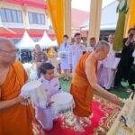 นนทบุรี ริ้วขบวนเจ้าหน้าที่เคลื่อนร่าง นายกเด