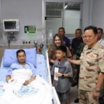 นายกรัฐมนตรีพร้อมคณะ ตรวจเยี่ยมให้กำลังใจกำลังพลปฏิบัติหน้าที่ป้องกันชายแดนไทย – กัมพูชา”