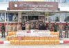 นนทบุรีสนธิกำลังตำรวจภูธร ภาค 1 แถลงจับกุมเครือข่ายยาเสพติดรายสำคัญ “โกดังยาเสพติด มะระหวาน บางบัวทอง” ยึดไอซ์ของกลางมูลค่าสูง