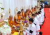 พิธีบำเพ็ญกุศล ในวาระครบ 100 วัน (สตมวาร) แห่งการสิ้นพระชนม์ ถวายเป็นพระกุศลแด่สมเด็จพระเจ้าลูกเธอ เจ้าฟ้าพัชรกิติยาภานเรนทิราเทพยวดี กรมหลวงราชสาริณีสิริพัชร มหาวัชรราชธิดา