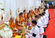 พิธีบำเพ็ญกุศล ในวาระครบ 100 วัน (สตมวาร) แห่งการสิ้นพระชนม์ ถวายเป็นพระกุศลแด่สมเด็จพระเจ้าลูกเธอ เจ้าฟ้าพัชรกิติยาภานเรนทิราเทพยวดี กรมหลวงราชสาริณีสิริพัชร มหาวัชรราชธิดา