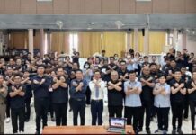 นายอำเภอบางเลน เป็นประธานในพิธีเปิด โครงการเฝ้าระวังปัญหายาเสพติด
