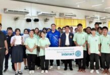 โรงเรียนกำแพงแสนวิทยา พร้อมด้วยคณะครูและนักเรียนสโมสรอินเทอร์แรคท์ จัดกิจกรรมเนื่องในวันเยาวชนแห่งชาติ ร่วมกับสโมสรโรตารีกำแพงแสน