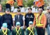 อำเภอนครชัยศรี เร่งกู้ถนนทางหลวง “สายหน้าการไฟฟ้าอำเภอนครชัยศรี คอสะพานรวมเมฆ ” ทำแนวป้องกันน้ำล้นตลิ่ง ติดตั้งเครื่องสูบน้ำ