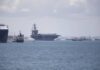 ปิดฉากภารกิจเยือนไทย กำลังพลสหรัฐฯ 5,000 นายกลับขึ้น “USS Abraham Lincoln” นักท่องเที่ยวแห่รอชมเรืออำลาแหลมฉบัง