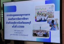 จังหวัดนนทบุรีจัดประชุมคณะอนุกรรมการส่งเสริมการจัดการศึกษาสำหรับคนพิการจังหวัดนนทบุรี ครั้งที่ 1/2569 มุ่งยกระดับคุณภาพชีวิตอย่างยั่งยืน