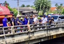 อำเภอนครชัยศรี บูรณาการร่วมเร่งแก้ปัญหาน้ำเน่าเสียคลองบางแก้ว คลองบางกระเบา คลองเจดีย์บูชา ระดมทุกภาคส่วนฉีดจุลินทรีย์ ฟื้นฟูคุณภาพน้ำ