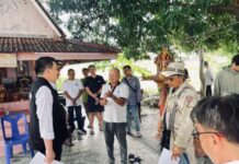 นายอำเภอเมืองนครปฐม ลงพื้นที่ตรวจสอบข้อเท็จจริง ในพื้นที่ตำบลสนามจันทร์