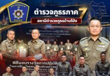 ผบ.ตร. มอบหมายรอง ผบ.ตร. มอบโล่เกียรติคุณ สภ.บ้านโป่ง–ฝ่ายปกครอง รับรางวัลผลงานเด่นปราบปรามและป้องกันยาเสพติด ปี 2569